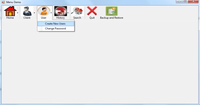 Adding Custom Menu In Windows Forms Application - Premium Abstract Design Gallery - 4K