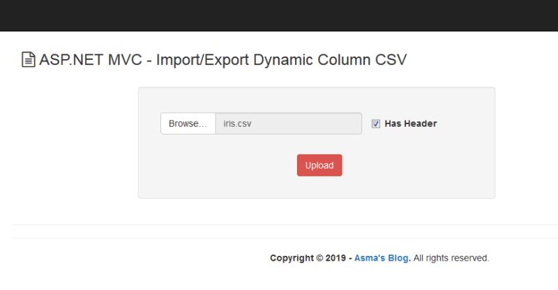 Asp Net Core Mvc Csv File Import Export - Modern Nature Photo - Desktop