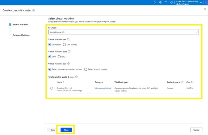 Azure Machine Learning Create Compute Instance And Compute Cluster - Download Professional Geometric Image | Retina