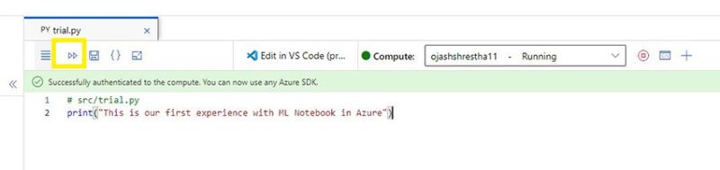 Azure Machine Learning Writing Python Script In Notebook - Artistic Geometric Design - 4K