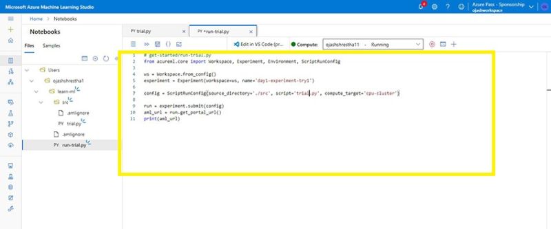 Azure Machine Learning Writing Python Script In Notebook - Ultra HD Space Photos for Desktop