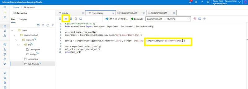 Azure Machine Learning Writing Python Script In Notebook - Incredible Retina Space Images | Free Download