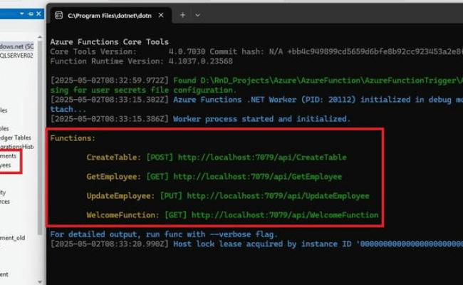 Build & Deploy Azure Function Using C# And Integration With Azure SQL
