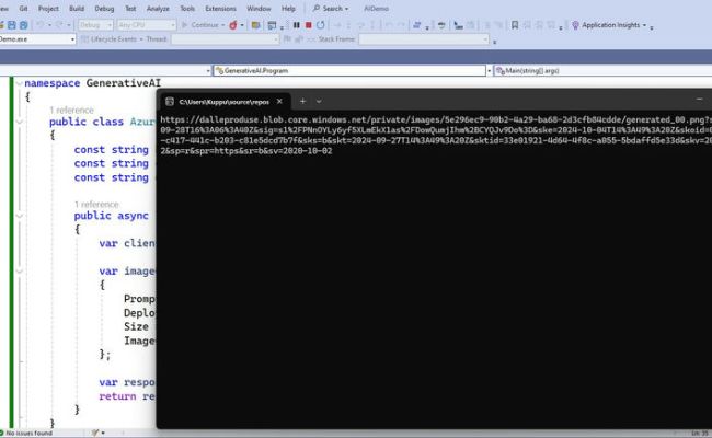 Building Image Generation Apps With Azure OpenAI In .NET