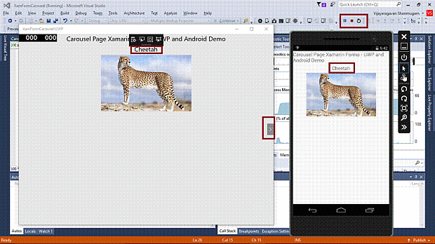 Carouselpage In Xamarin Forms Application For Android And Uwp - 4K Dark Textures for Desktop
