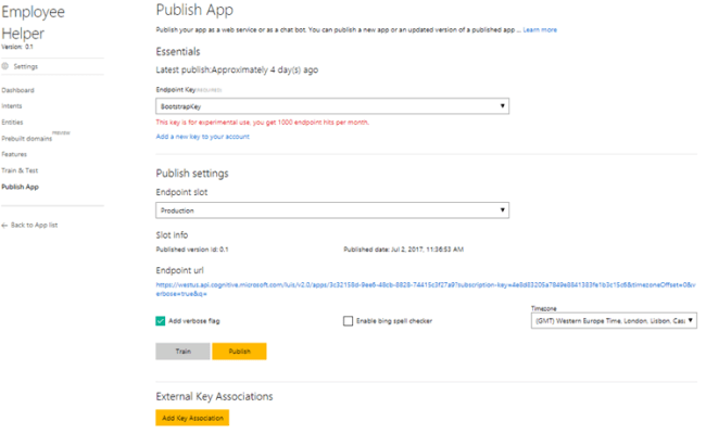 Chat Bot Using Microsoft Bot Framework With LUIS - Part Two