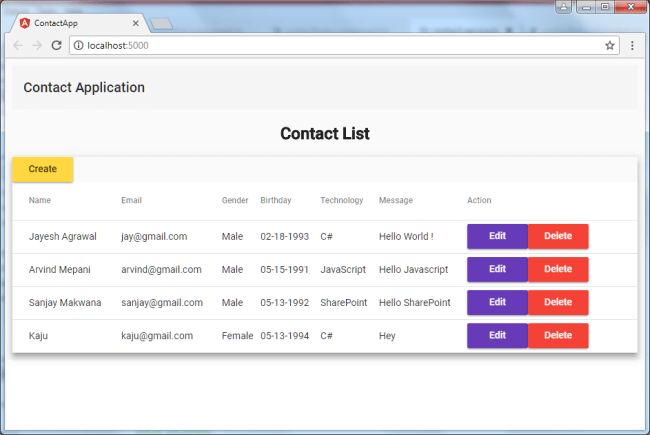 Contact Application Using Asp Net Core Web Api Angular 6 0 And Visual - HD Abstract Pictures for Desktop