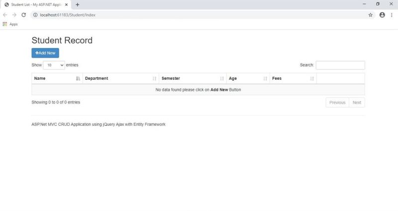 Create An Asp Net Mvc Crud Application With Entity Framework Using Ajax - Perfect Nature Picture - 8K