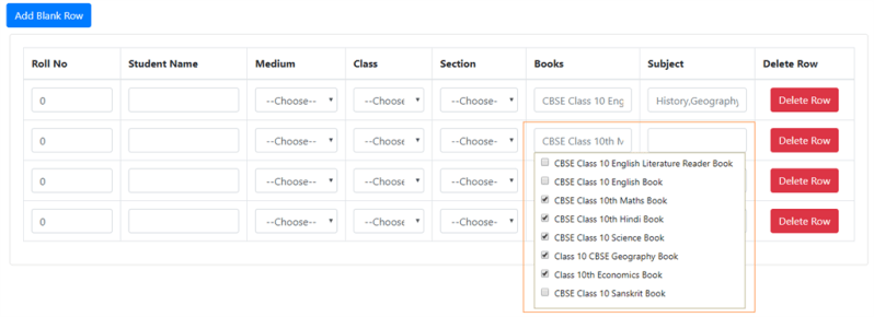 Create Dynamic Rows With Custom Multiselect Dropdowns In Angular 8 - Vintage Texture Collection - High Resolution Quality