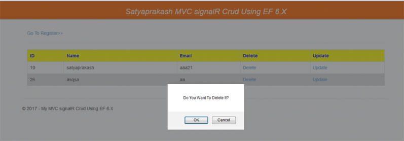 Crud Operation In Asp Net Mvc Razor Using Signalr And Entity Framework - Best Mountain Photos in 8K
