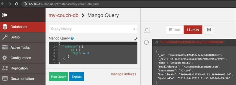 Crud Operation To Couchdb Via Rest Api In Asp Net Core Application - Light Arts - Modern Mobile Collection