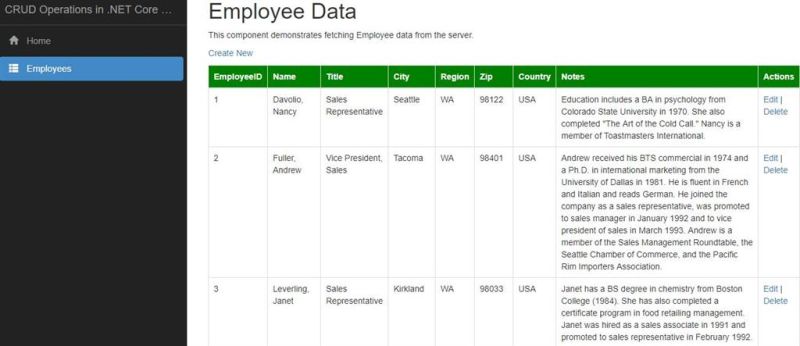 Crud Operations In Net Core With Angular And Entity Framework - High Resolution Minimal Illustrations for Desktop