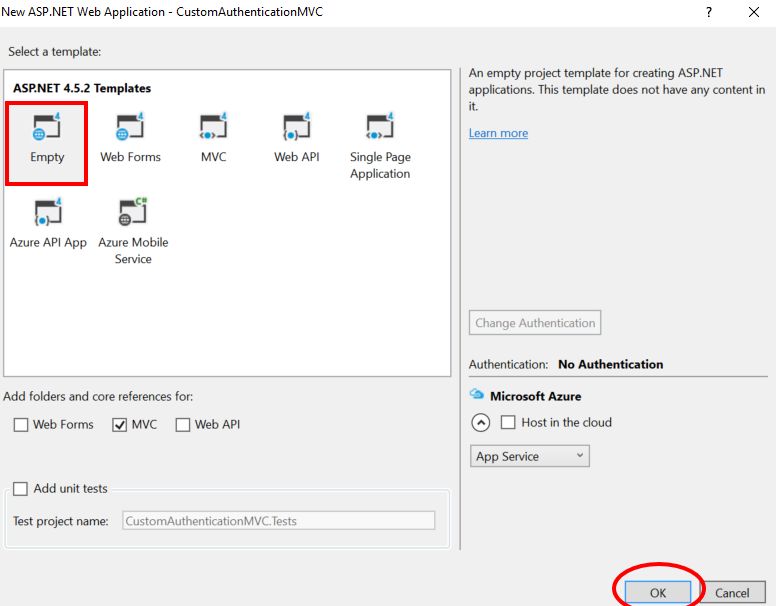 Custom Authentication With Asp Net Mvc - Professional Dark Image - Desktop