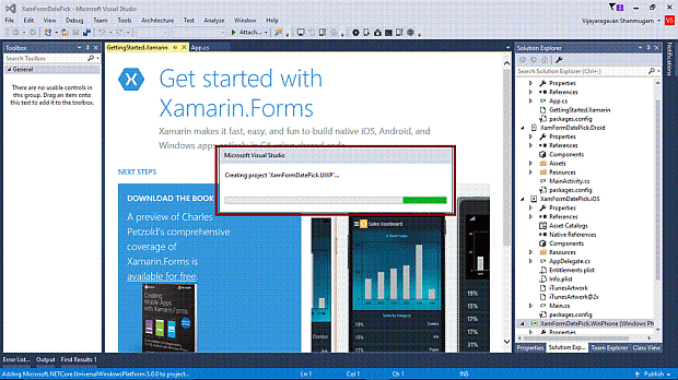 Date Picker In Xamarin Forms Application For Android And Uwp - HD Sunset Patterns for Desktop