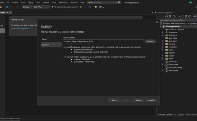 Deploying ASP.net MVC Application On IIS Server