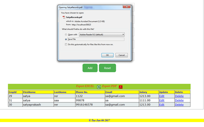 Export Gridview In Excel And Pdf Using Stored Procedure In Asp Net In Real Time - Gradient Art Collection - Retina Quality