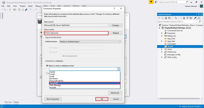 Get Multiple Table In View Using Ajax In Asp Net Mvc - Best Space Patterns in Mobile