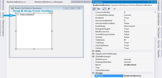 How To Create And Add A Radio List Button Into Window Applications In C - Premium Geometric Design Gallery - 8K