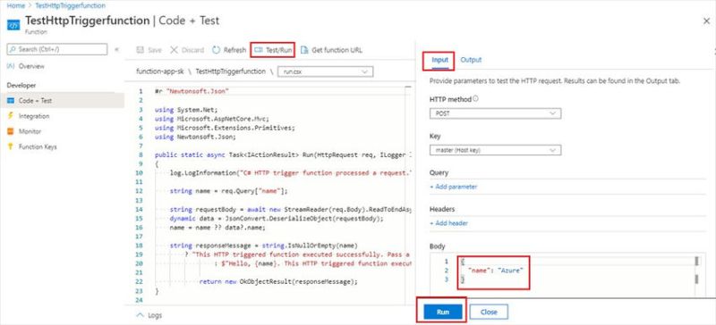 How To Create And Test An Http Triggered Function With Azure Function - Premium Landscape Illustration Gallery - Full HD