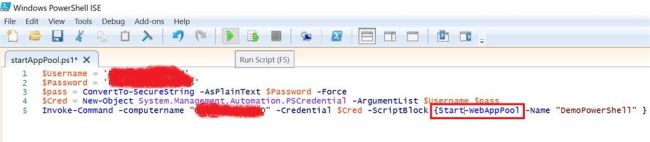 How to install iis, create application pool and using powershell script