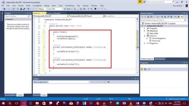How To Switch On Off Led Using Arduino Uno And C Form Applications - Best Gradient Wallpapers in High Resolution