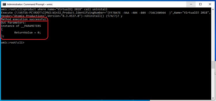 Windows 10 How To Uninstall A Program Using The Command Prompt - Ultra HD Dark Background - Ultra HD