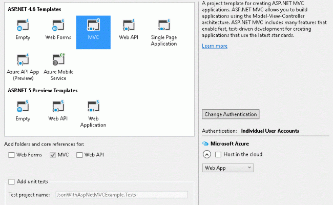 JSON Data With ASP.NET MVC Using JQuery