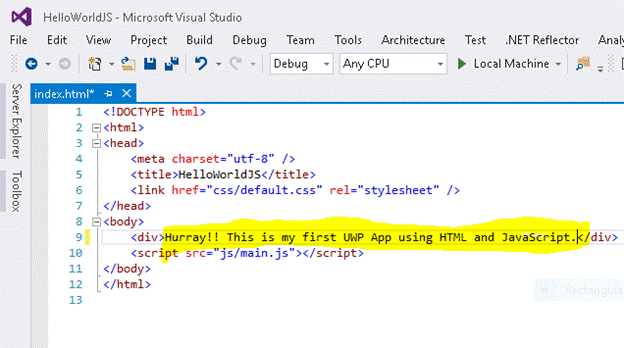 Making Your First Uwp Application Using Html And Javascript - Best Minimal Arts in Full HD