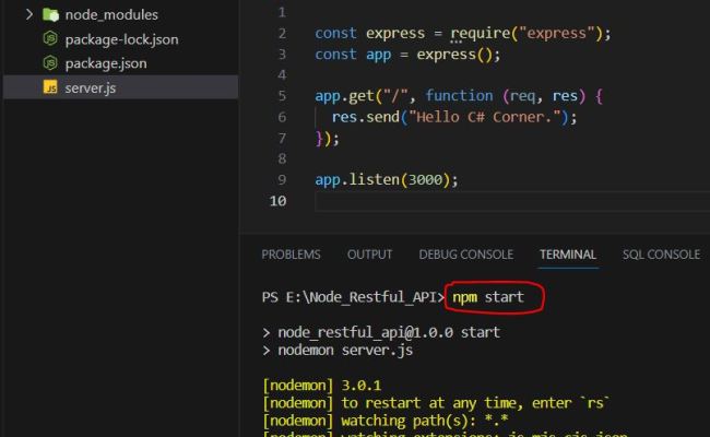 Node.js RESTful API Project With Express, MongoDB, And Postman
