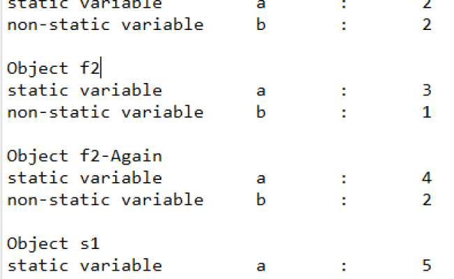 Static Instance Variable And Non-Static Instance Variable Difference - Java