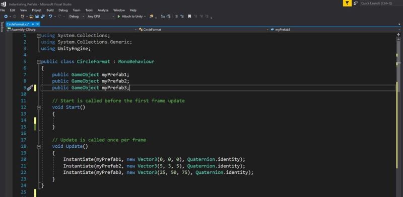 Instantiate A Prefab Using Code In Unity 3d Part 2 Techintersect - Download Perfect Abstract Wallpaper | Mobile