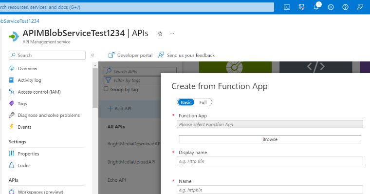 Uploading Image In Azure Blob Via Azure Function And Api Management Service - Dark Arts - Classic Retina Collection