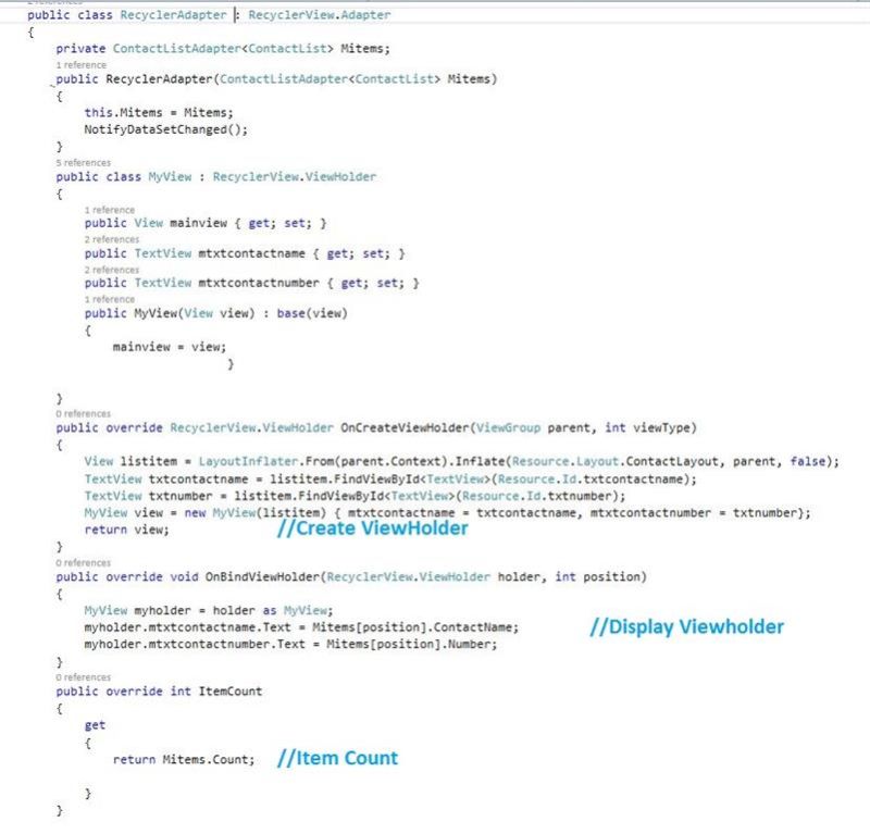 Xamarin Android Create Android Recycler View Using Material Design - Creative Geometric Background - Desktop