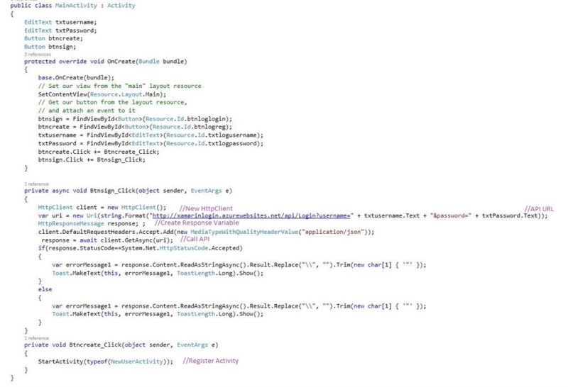 Xamarin Android Create Login With Web Api Using Azure Sql Server - High Quality Space Art - Retina