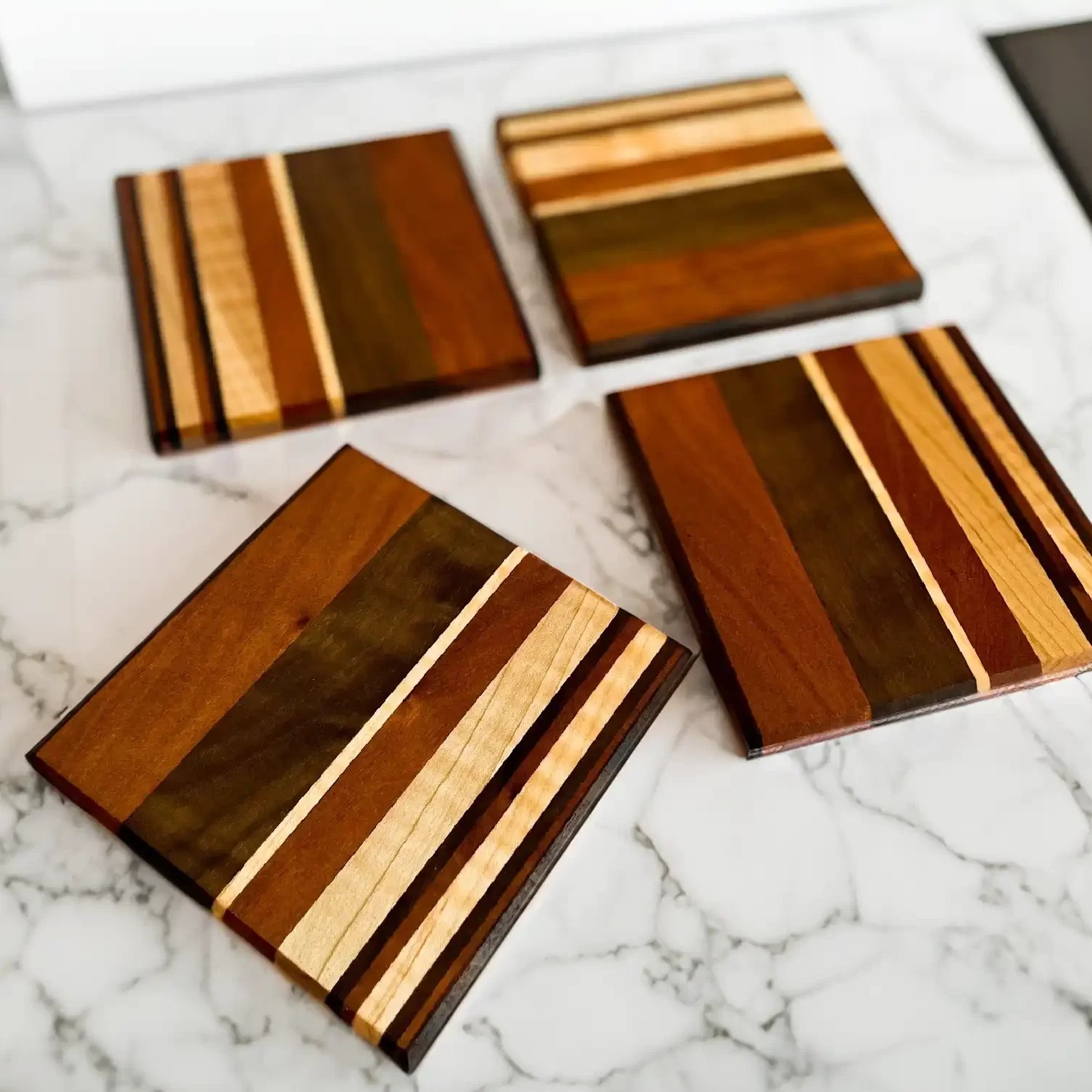 Custom wood coasters