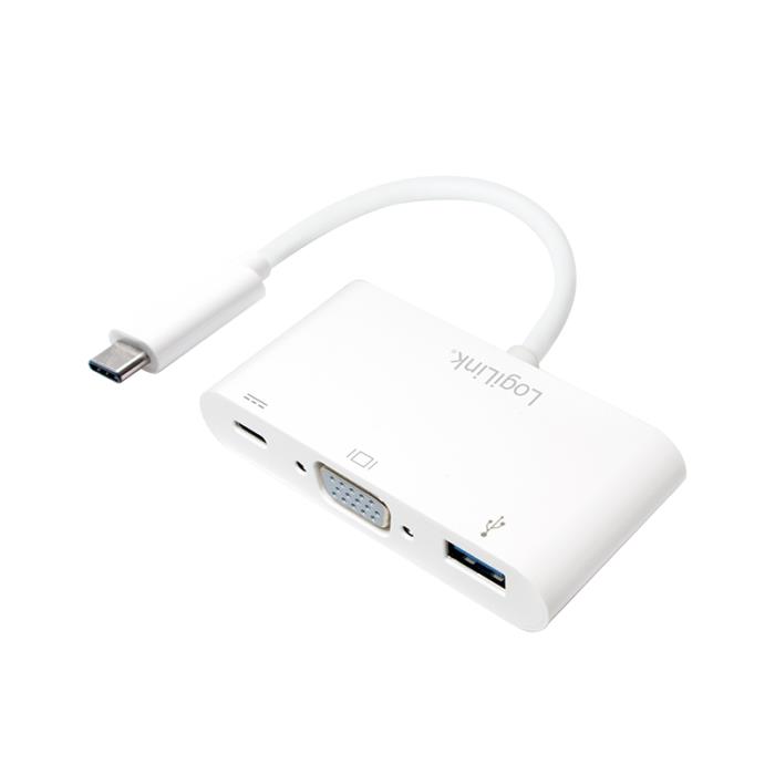 Μετατροπέας USB-C σε VGA/Type-C/USB Logilink UA0260 (030724)