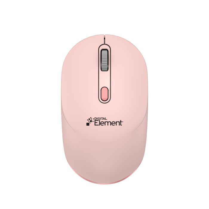 Ασύρματο Ποντίκι 2.4 GHz/BT Element MS-195P Ροζ (080490)