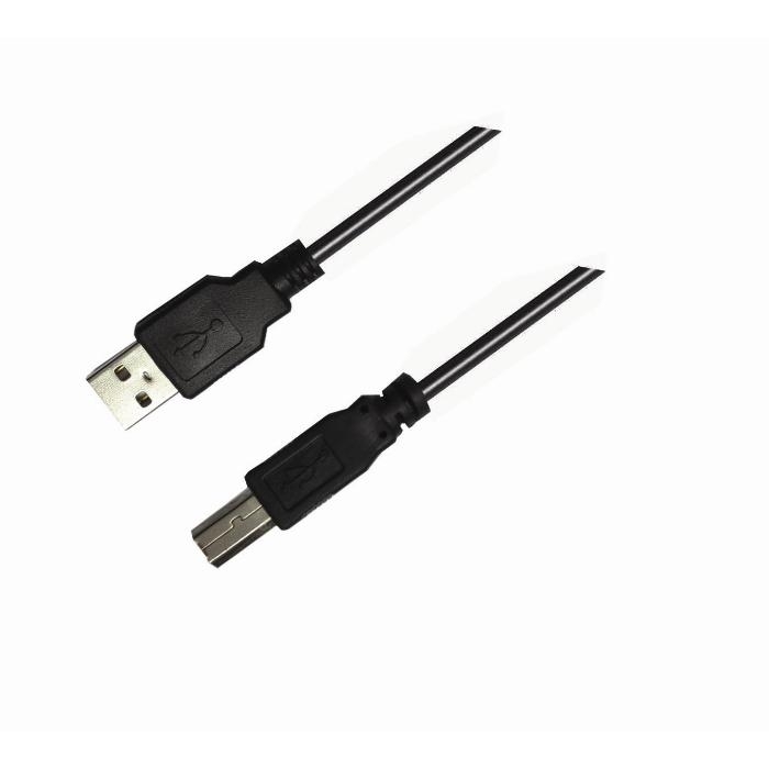 Καλώδιο USB 2.0 σε USB-B M/M Aculine USB-006 5m Μαύρο (210007)