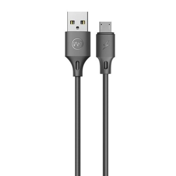 Καλώδιο Φόρτισης WK WDC-092 USB σε Micro USB 1m Μαύρο (250601)