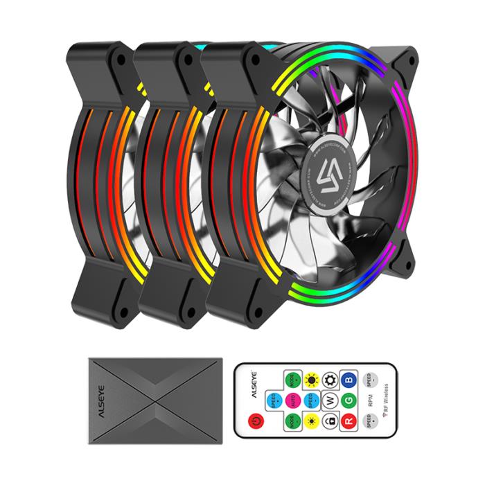 Case Cooler 12cm Alseye HALO 4.0 RGB-Fan x3 kit (320014)