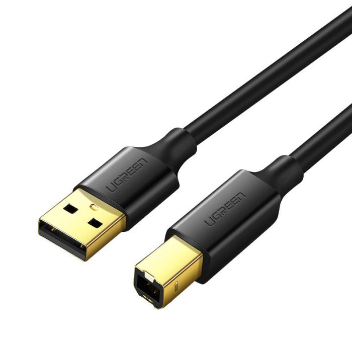 Καλώδιο USB 2.0 σε USB-B M/M UGREEN US135 20847 2m Μαύρο (340132)