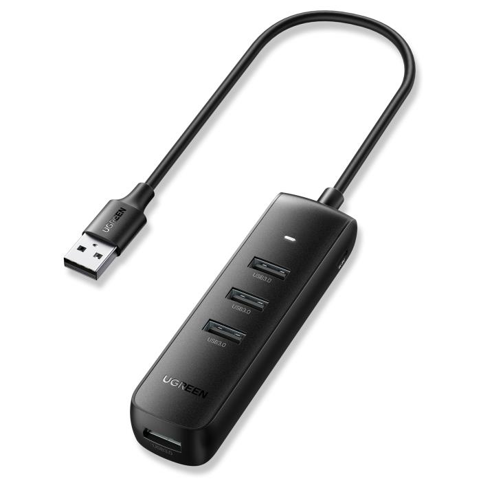 USB 3.0 Hub 4 Θέσεων UGREEN CM416 80657 Μαύρο (340162)