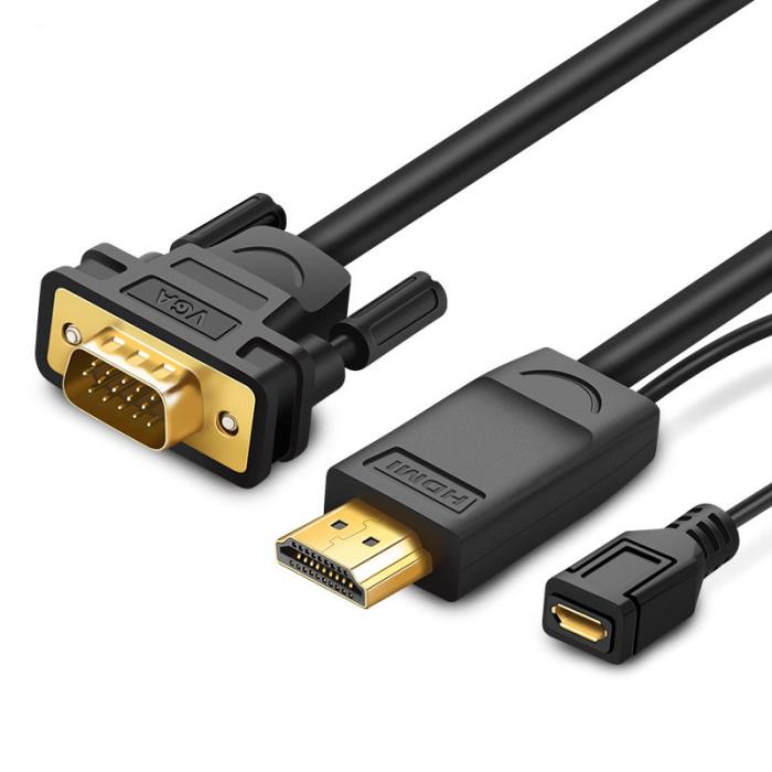 Μετατροπέας HDMI σε VGA UGREEN MM101 30449 Xωρίς Ήχο 1,5m (340261)