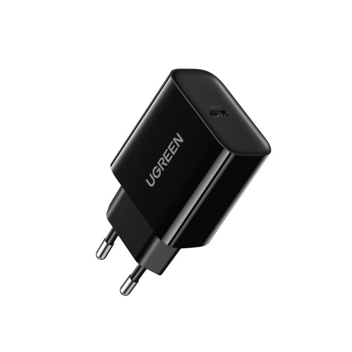 Φορτιστής Σπιτιού PD 20W UGREEN CD137 10191 1 Θέσης Μαύρο (340293)