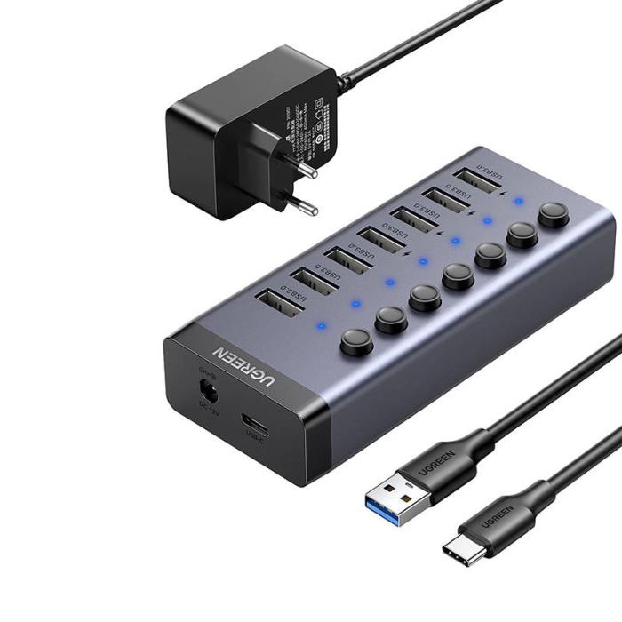 USB 3.0 Hub 7 Θέσεων UGREEN CM481 90307 (340333)
