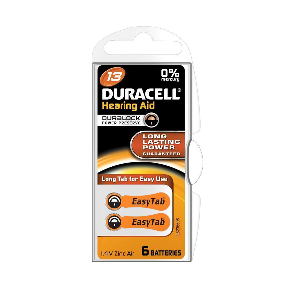 Duracell Activair Μπαταρίες Ακουστικών Βαρηκοΐας 13 1.45V 6τμχ (ACA13MF)(DURACA13MF) - Image 2