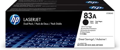 HP 83A Original Black 2 pc(s) (CF283AD) (C02480)