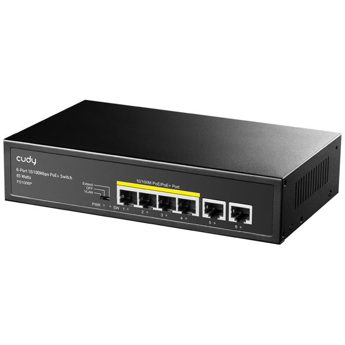 Switch 6 Θέσεων PoE Cudy FS1006P 10/100 Μbps (370026)