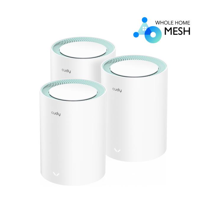Mesh Cudy M1300 Wi-Fi AC1200 Gigabit (3-Pack) (370039)
