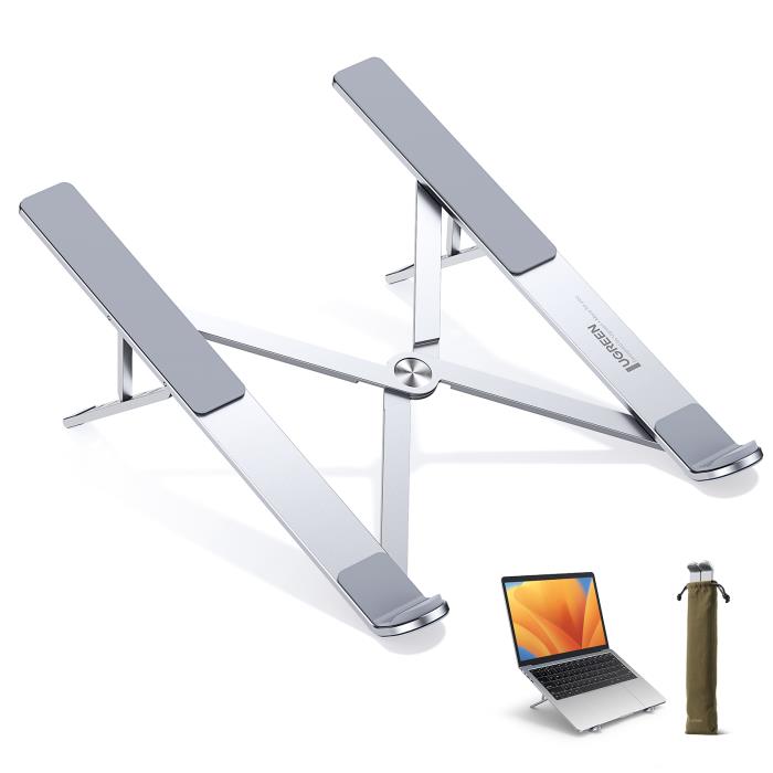 Βάση Laptop UGREEN LP451 40289, Επιτραπέζια Ασημί (340381)